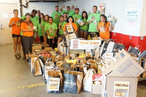 Pearl City community donates 1680 lbs. of food to Hawaii Food Bank!